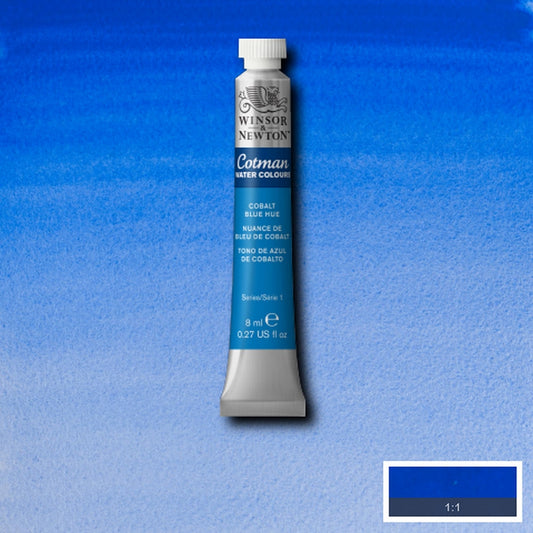 AQUARELA WINSOR NEWTON COTMAN 090 COBALT BLUE HUE (ANTIGO 179)