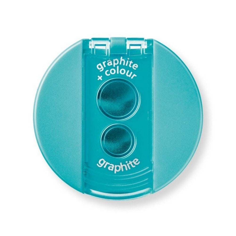 APONTADOR DUPLO STAEDTLER C/ DEPOSITO AZUL 512006-37