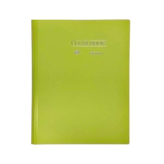 PASTA CATALOGO A4 30FLS VERDE LIMAO YES