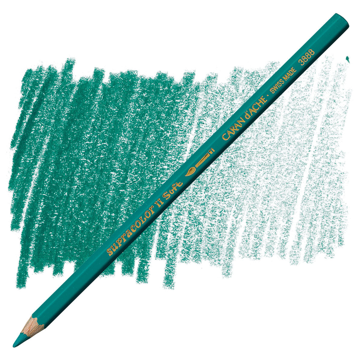 LAPIS AQUARELAVEL CARAN D´ACHE SUPRACOLOR 190 GREENISH BLUE 3888190