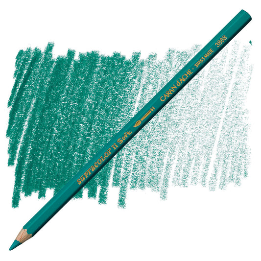 LAPIS AQUARELAVEL CARAN D´ACHE SUPRACOLOR 190 GREENISH BLUE 3888190