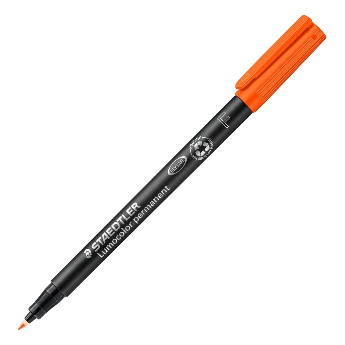 CANETA STAEDTLER LUMOCOLOR PERMANENTE 0,6mm FINE LARANJA 318F