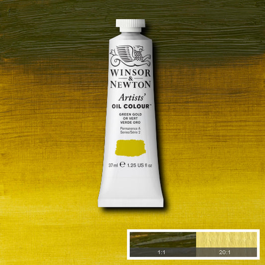 OLEO WINSOR NEWTON ARTISTS 037ML 294 GREEN GOLD S2