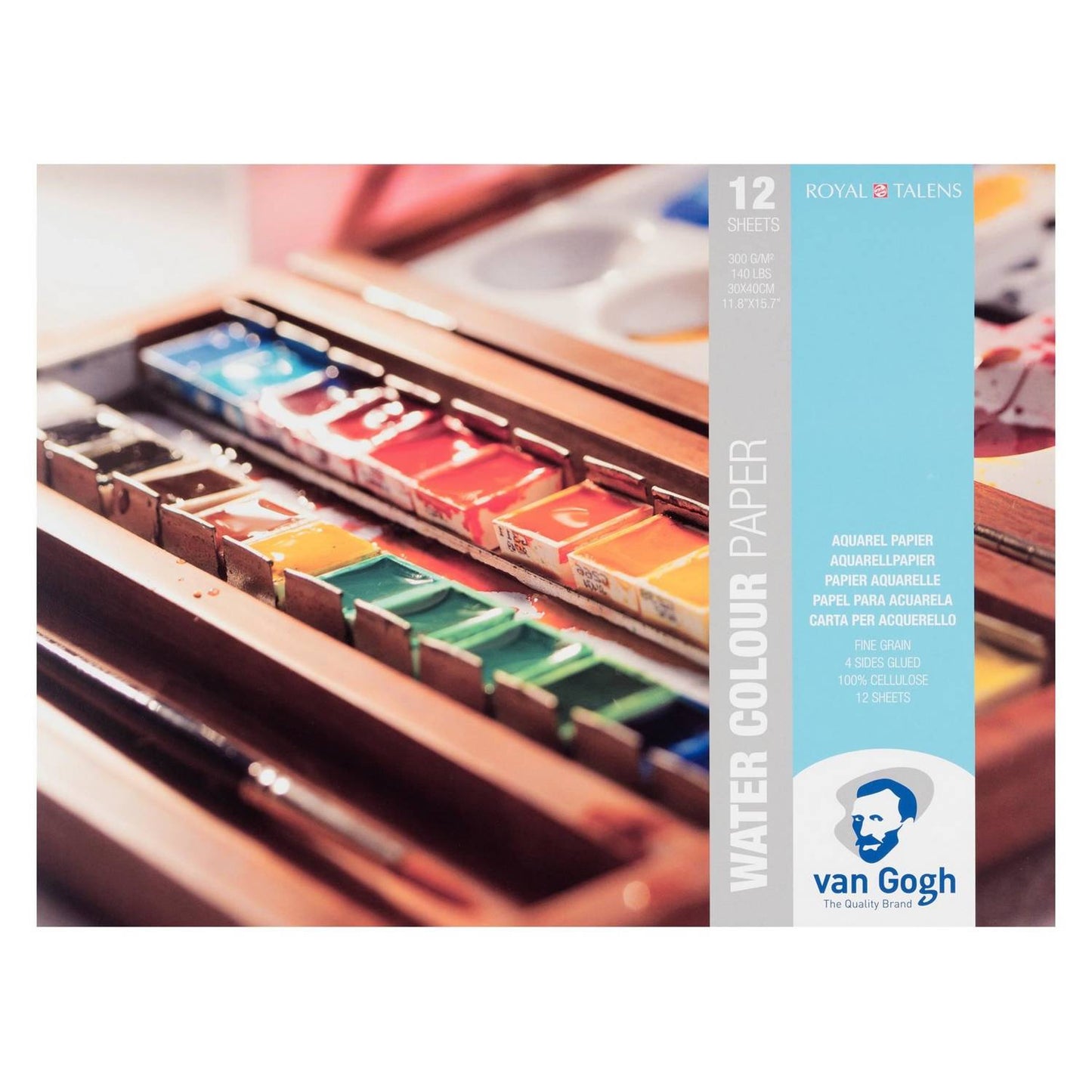 BLOCO TALENS VAN GOGH AQUARELA 300G/M2 30x40 12 FOLHAS