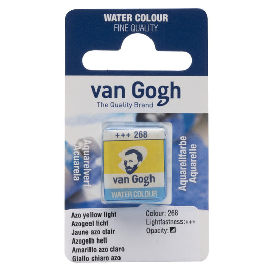 AQUARELA TALENS VAN GOGH HALF PAN 268 AZO YELLOW LIGHT