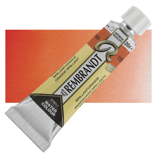 AQUARELA TALENS REMBRANDT 10ML 264 BRILLIANT ORANGE