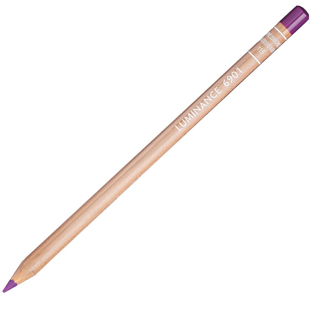 LAPIS COR CARAN D´ACHE LUMINANCE 115 QUINACRIDONE PURPLE  6901115