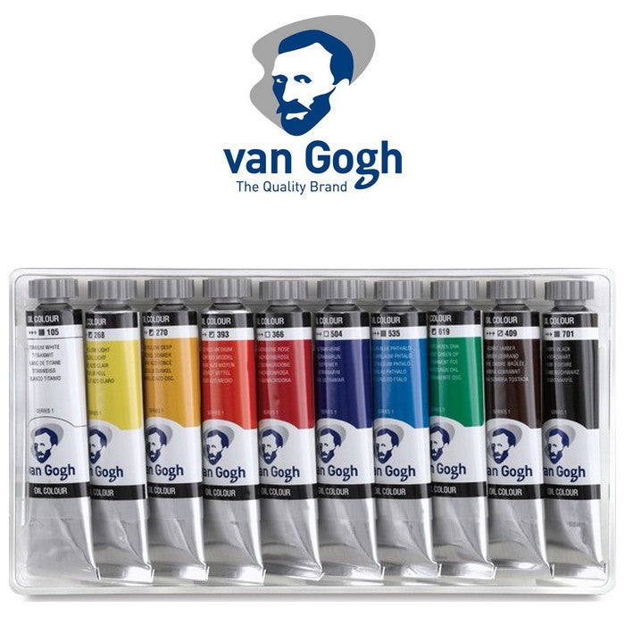 ESTOJO OLEO TALENS VAN GOGH 10 CORES