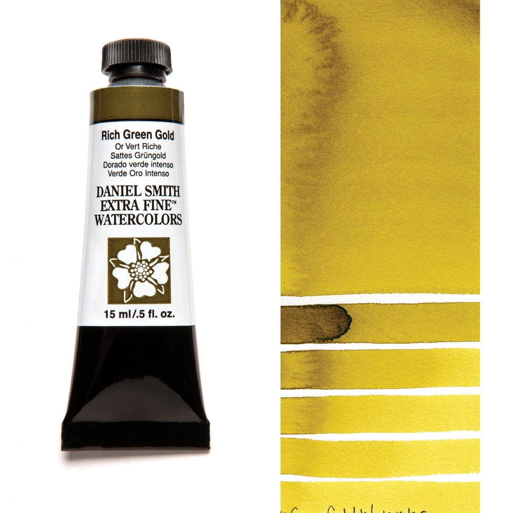 AQUARELA DANIEL SMITH 05ml EXTRA FINE Rich Green Gold 099
