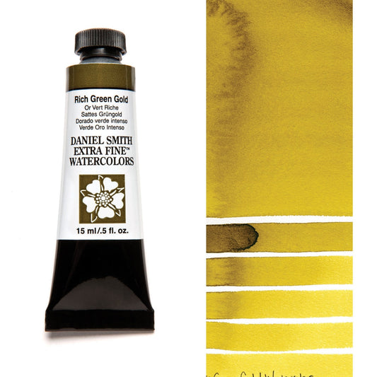 AQUARELA DANIEL SMITH 05ml EXTRA FINE Rich Green Gold 099