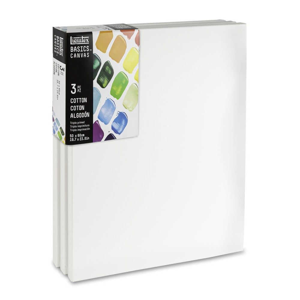 TELA LIQUITEX BASICS SET 50x60cm COM 03 UNIDADES
