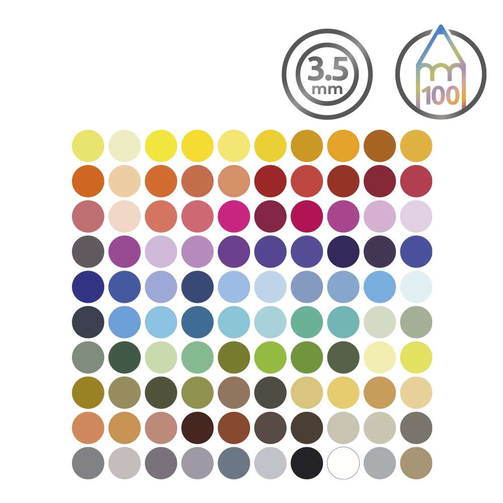 LAPIS COR DERWENT CHROMAFLOW 100 CORES