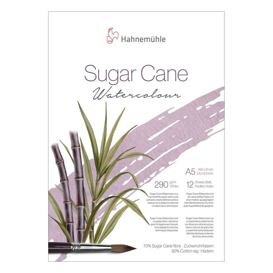 BLOCO HAHNEMUHLE SUGAR CANE 290g/m2 A5 GRANA FINA 12FLS