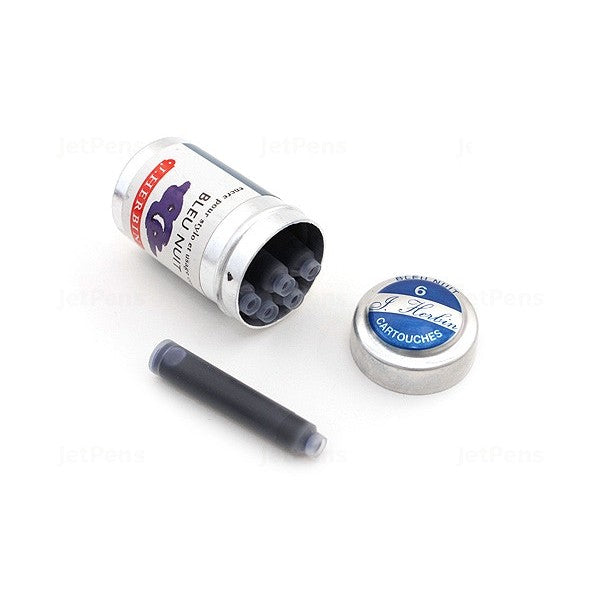 TINTA CALIGRAFIA HERBIN CARTUCHO C/ 06 BLEU NUIT 20119T