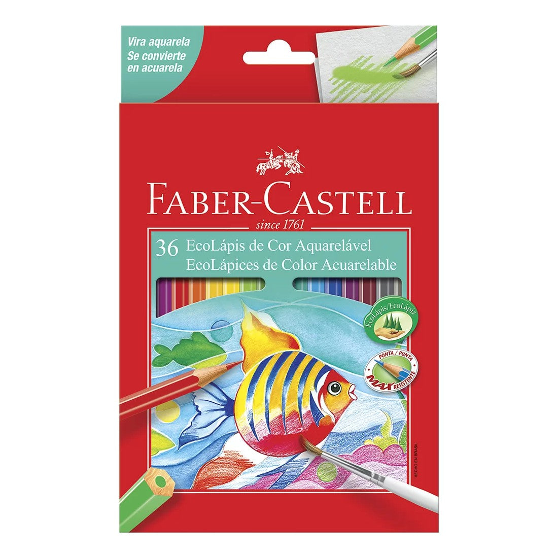 LAPIS AQUARELAVEL FABER 36 CORES