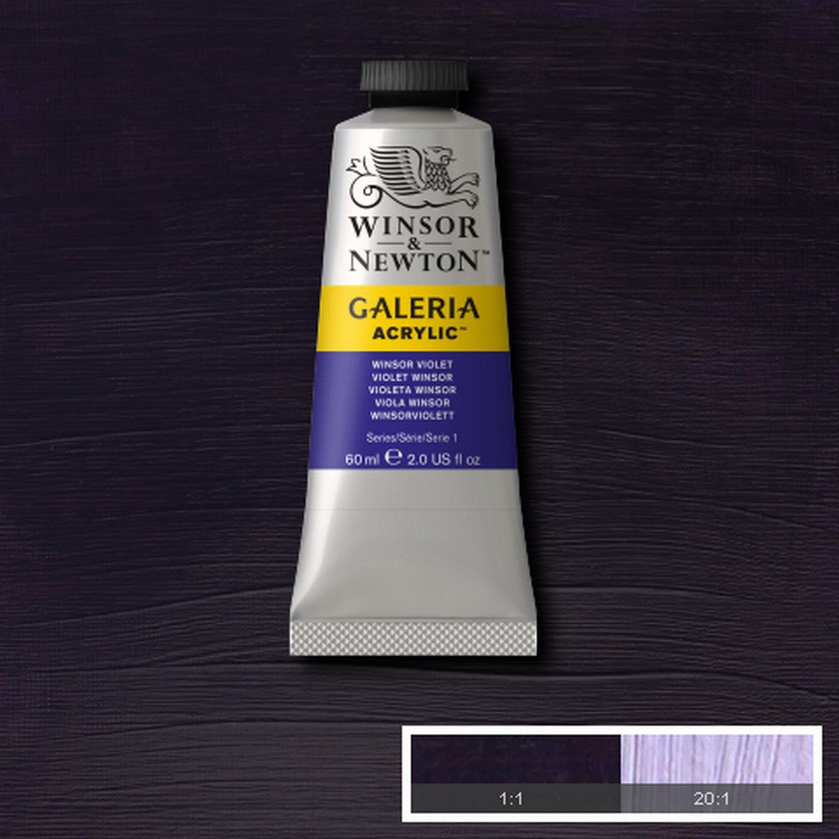 ACRILICA WINSOR NEWTON GALERIA 60ml 728 WINSOR VIOLET 2120728