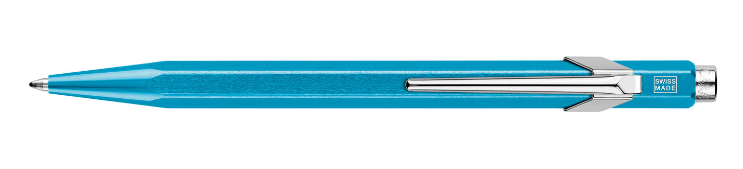 CANETA CARAN D'ACHE 849 POP LINE METAL - TURQUOISE