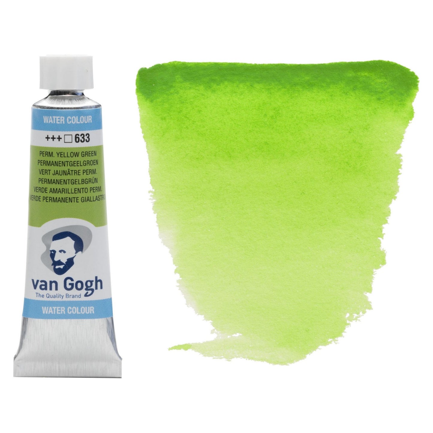 AQUARELA TALENS VAN GOGH 633 PERM YELLOWISH GREEN 10ML