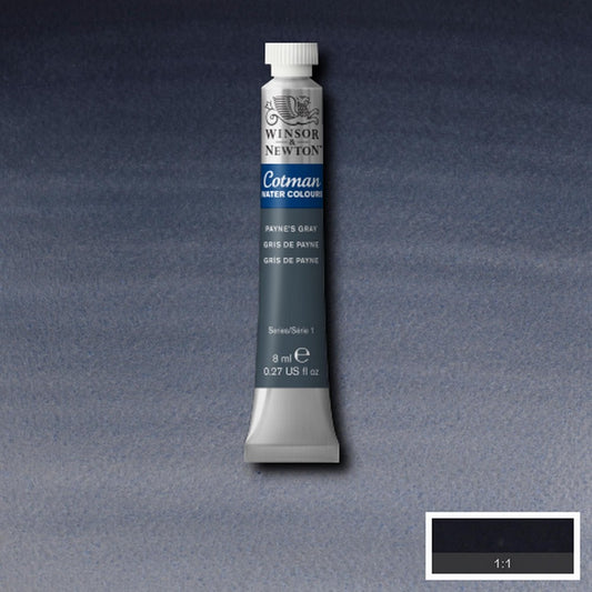AQUARELA WINSOR NEWTON COTMAN 465 PAYNE'S GRAY 08ml