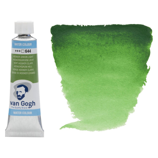 AQUARELA TALENS VAN GOGH 644 HOOKER GREEN LIGHT 10ML
