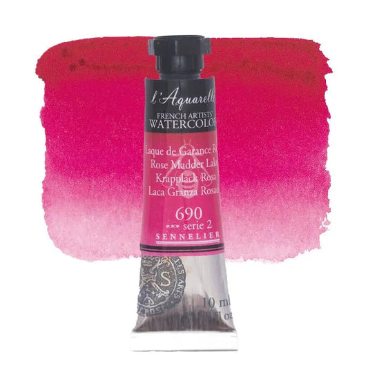 AQUARELA SENNELIER L'AQUARELLE 690 ROSE MADDER LAKE 10ml S2