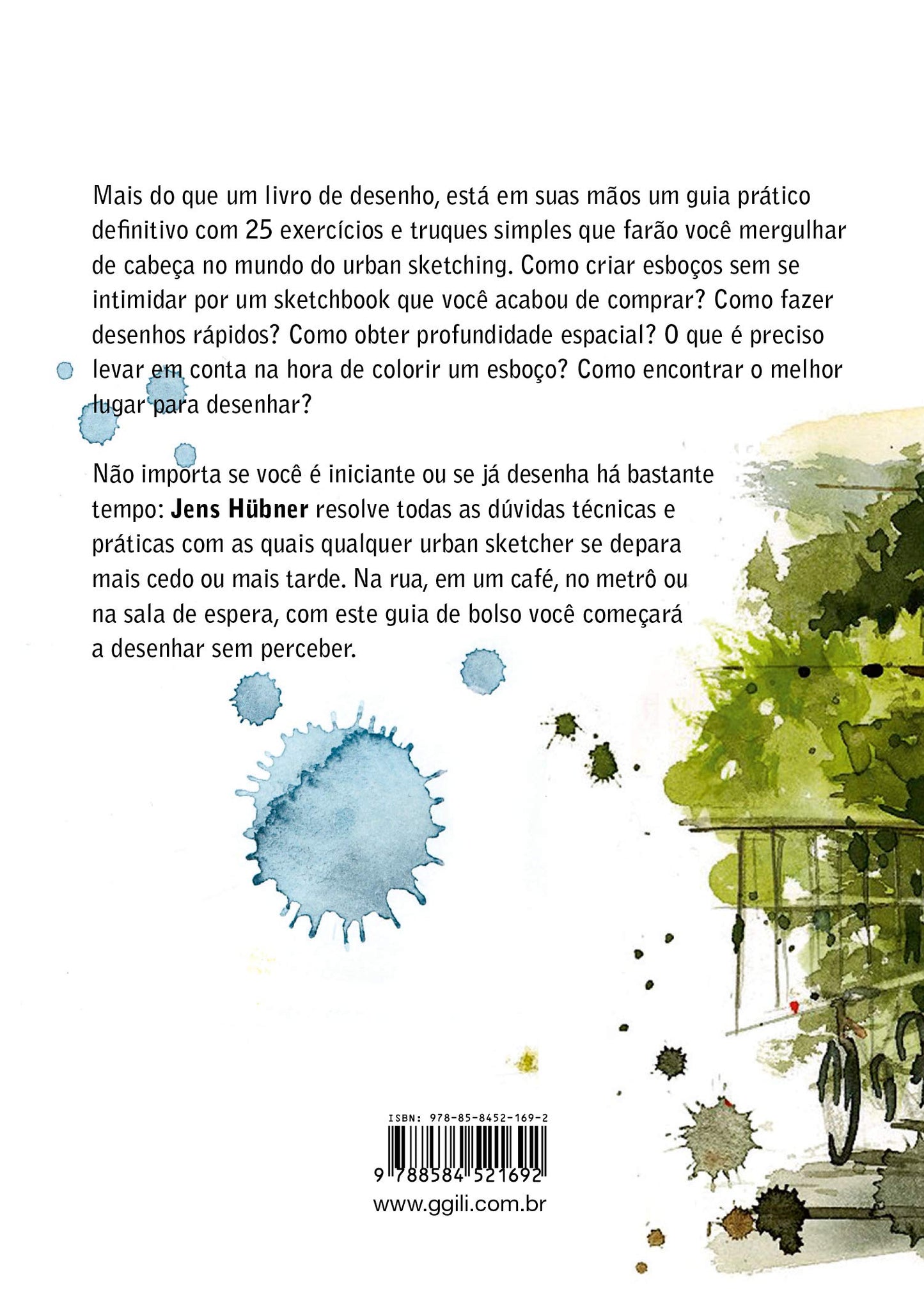 LIVRO "A PRATICA DO URBAN SKETCHING" JEAN HUBNER