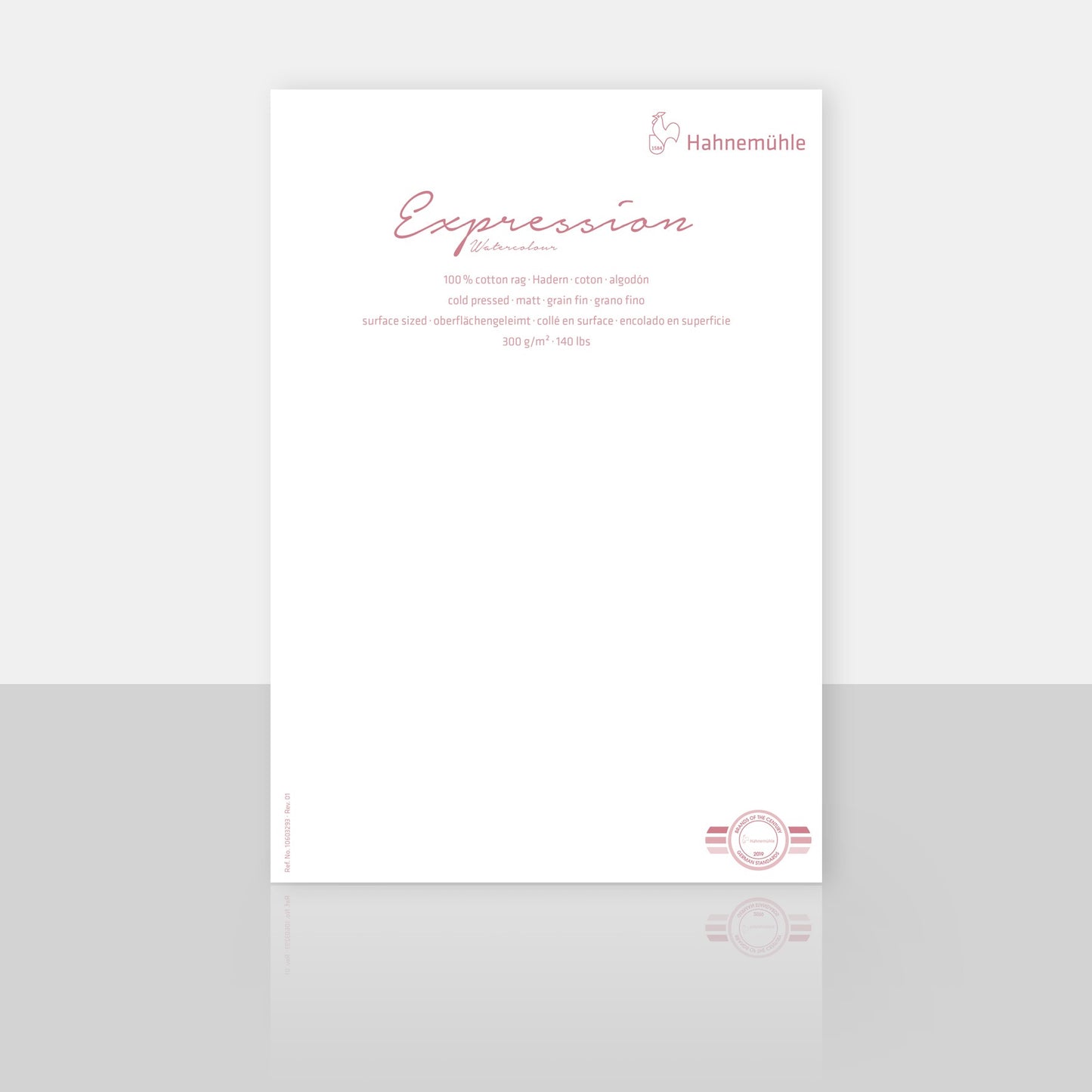 PAPEL HAHNEMUHLE EXPRESSION 300G/M2 GRANA FINA 70X100 100%CO