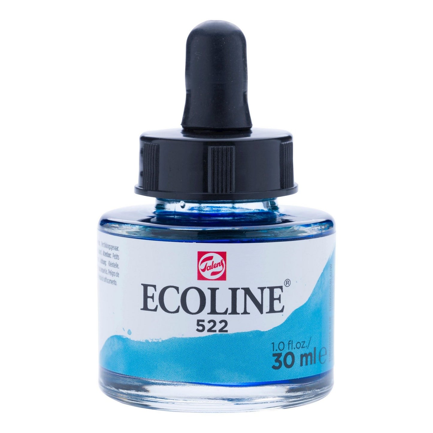 AQUARELA TALENS ECOLINE 30ML 522 TURQUOISE BLUE