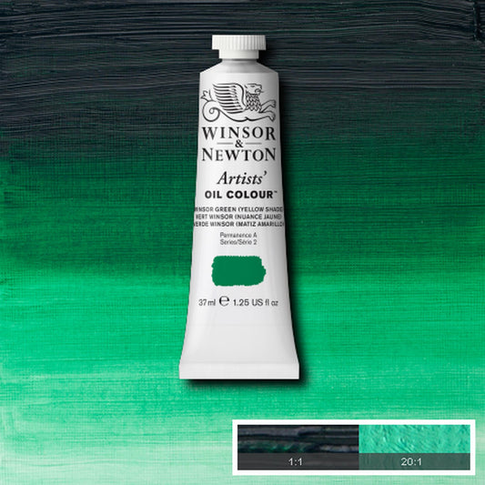 OLEO WINSOR NEWTON ARTISTS 037ML 721 WINSOR GREEN Y SHADE S2