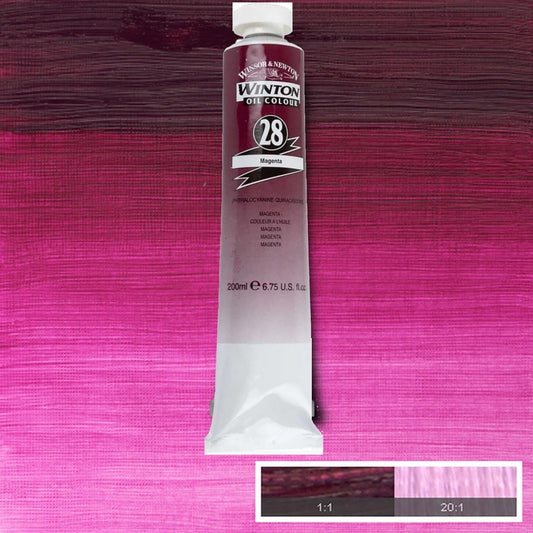 OLEO WINSOR NEWTON WINTON 200ML 380 MAGENTA
