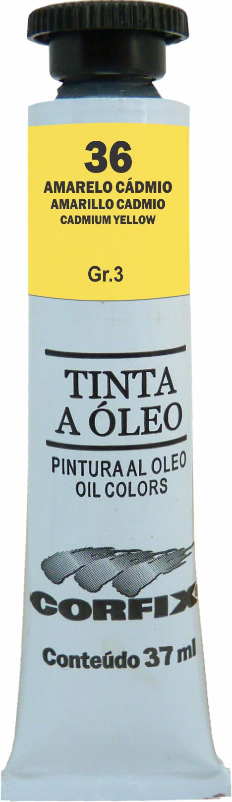 OLEO CORFIX 37ML 36 AMARELO CADMIO