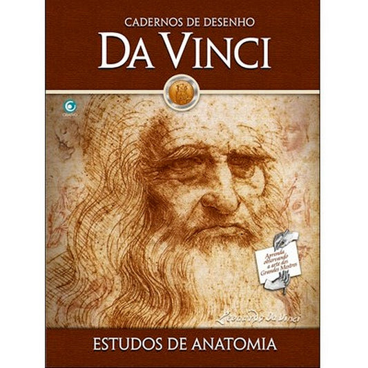 CADERNOS DE DESENHO "LEONARDO DA VINCI - ESTUDOS ANATOMIA" C