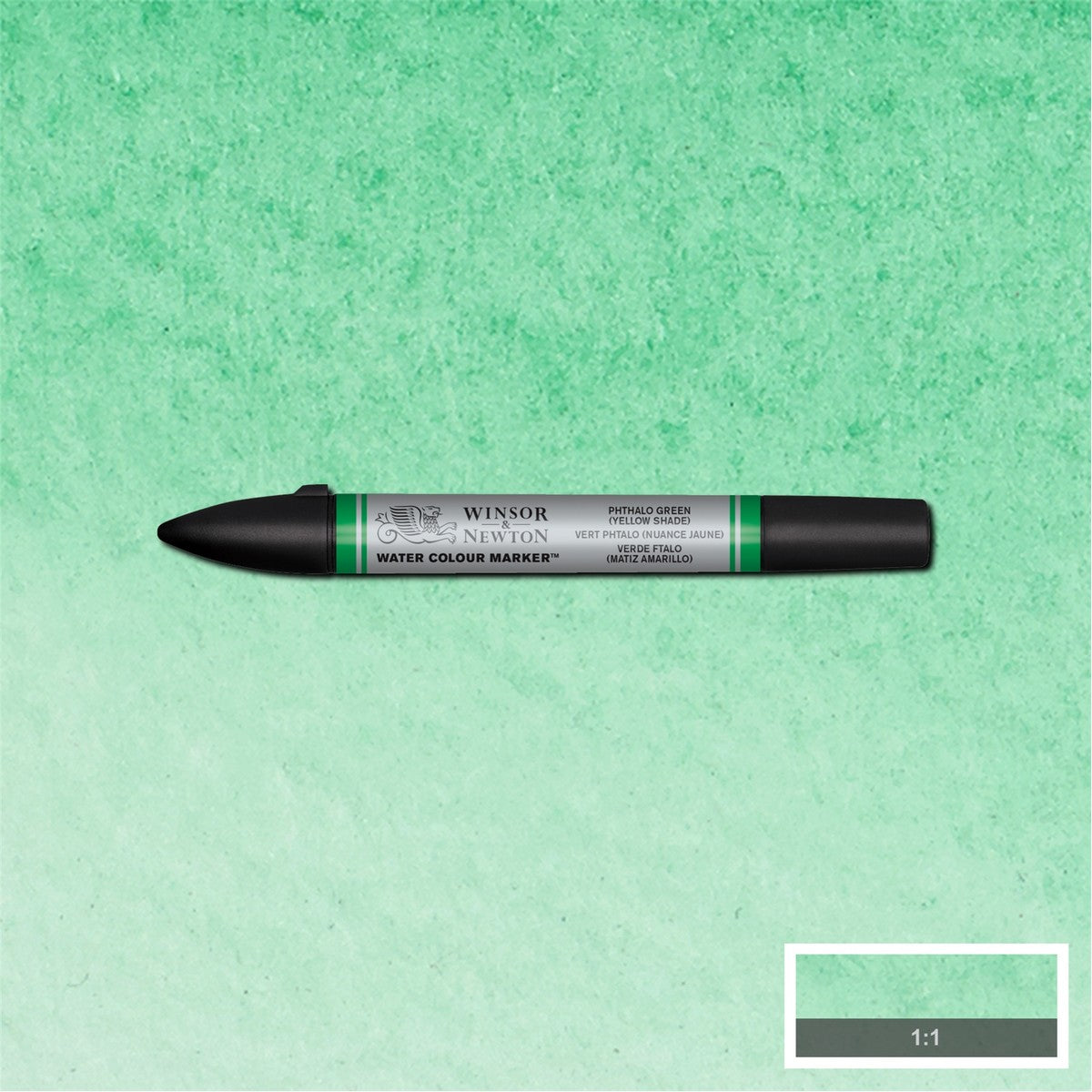 MARCADOR WINSOR NEWTON WATERCOLOUR 521 PHTHALO GREEN