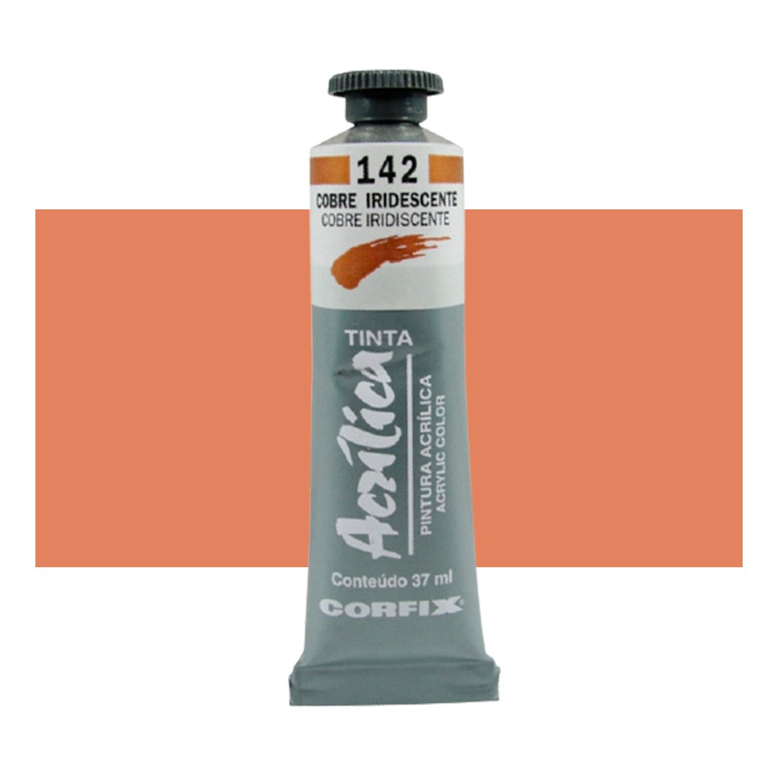 ACRILICA CORFIX METALICA 37ML 142 COBRE