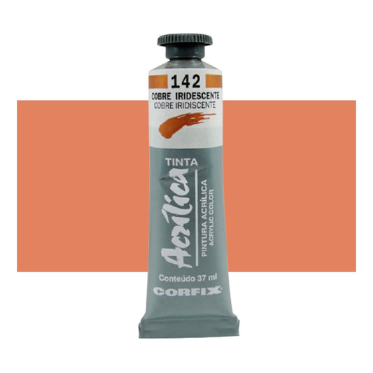 ACRILICA CORFIX METALICA 37ML 142 COBRE