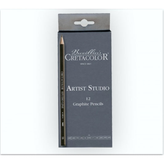 ESTOJO LAPIS GRADUADO CRETACOLOR STUDIO C/ 12 GRADUAÇÕES