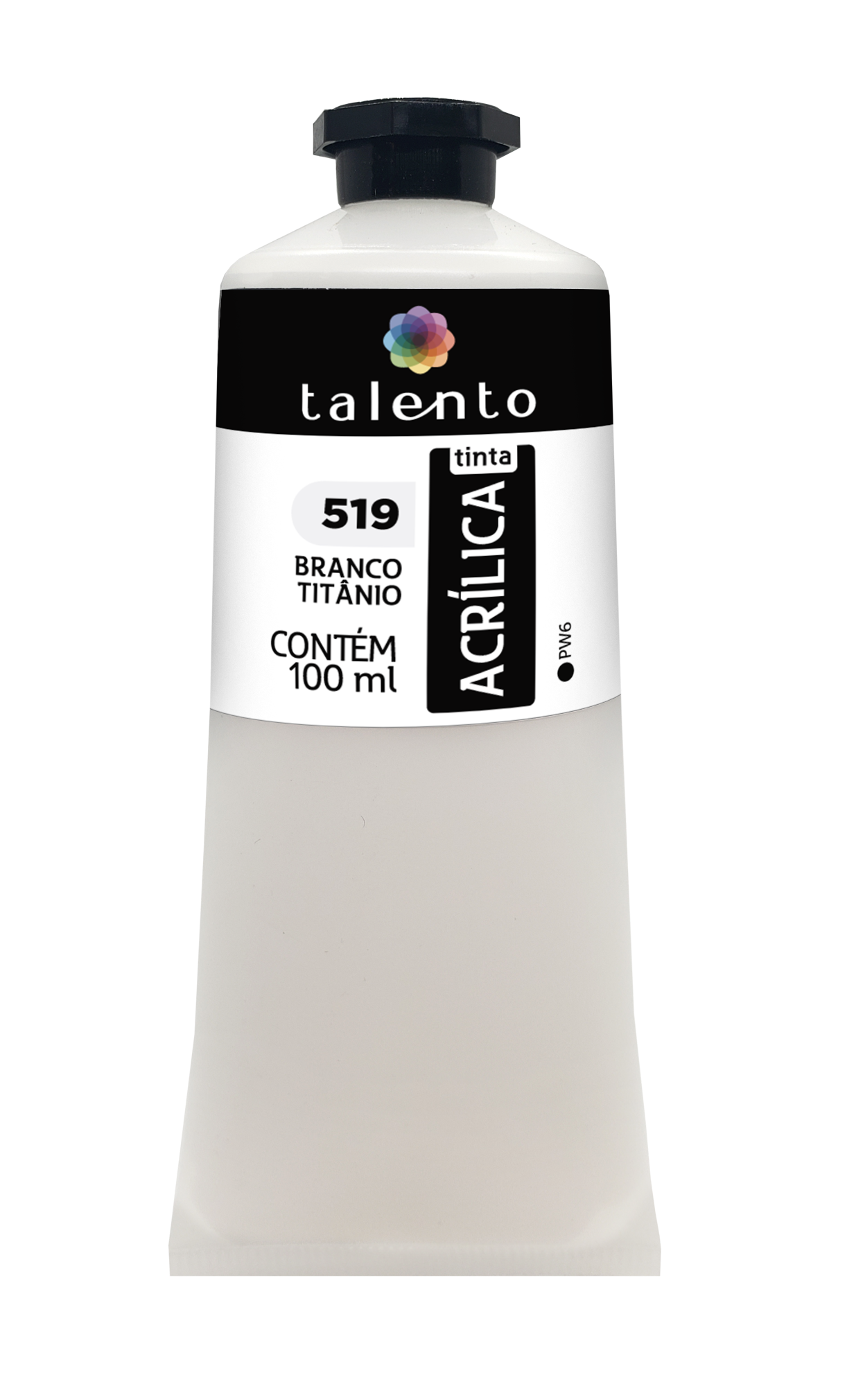 ACRILICA TALENTO 100ML 519 BRANCO TITANIO