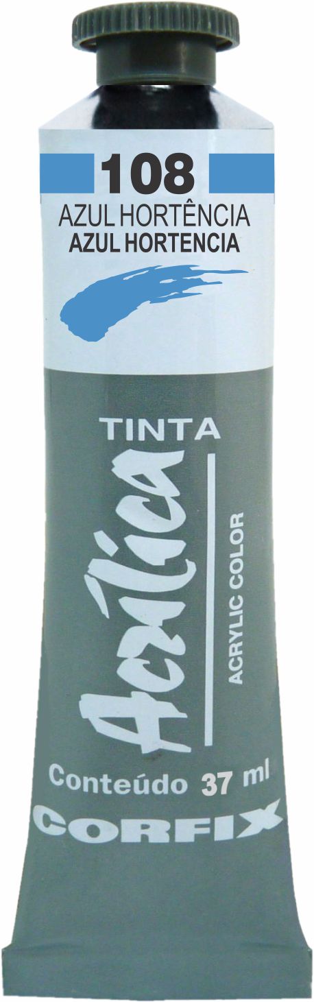 ACRILICA CORFIX 37ML 108 AZUL HORTENSIA