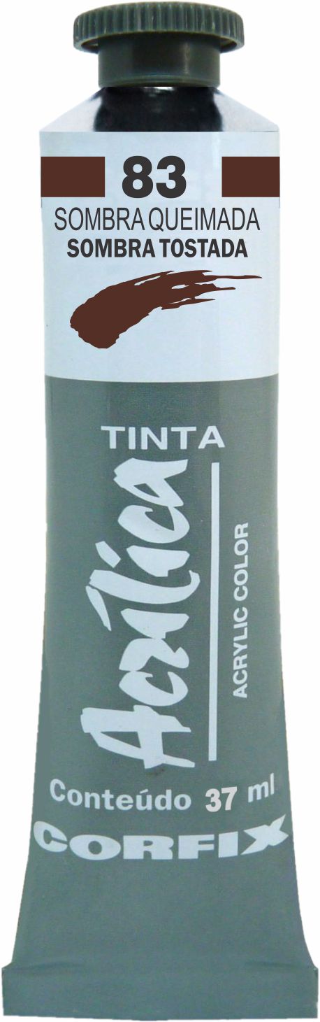 ACRILICA CORFIX 37ML 83 SOMBRA QUEIMADA