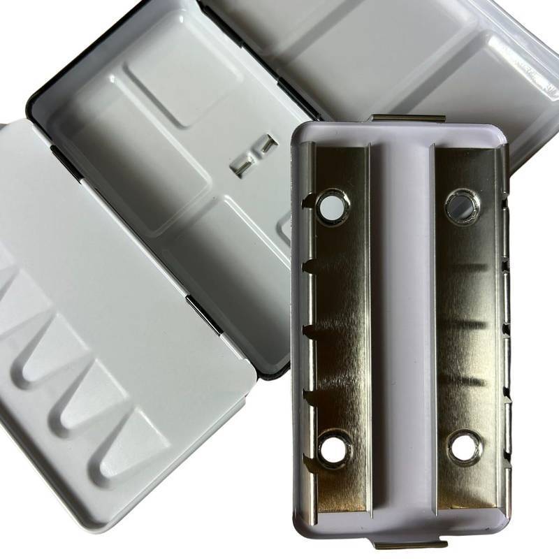 ESTOJO AQUARELA SINOART VAZIO 12 HALF PAN METAL A223 12