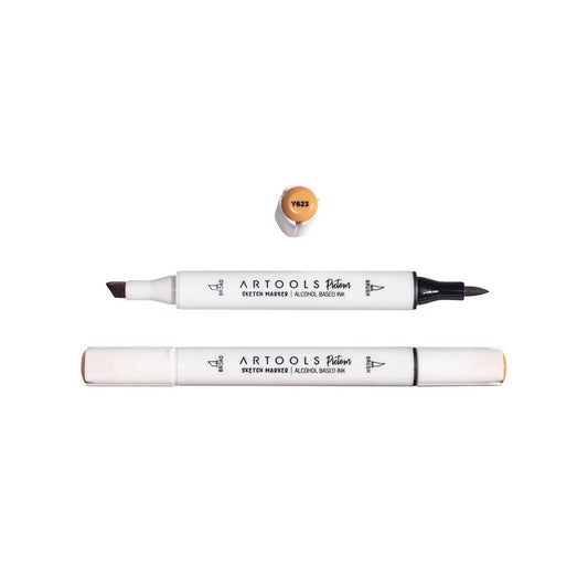 MARCADOR ARTOOLS PICTOM PONTA DUPLA POTATO BROWN (Y623)