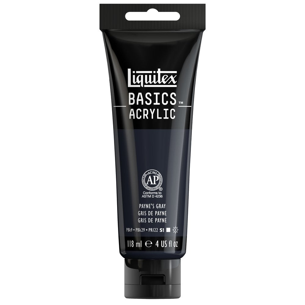 ACRILICA LIQUITEX BASICS 118ML PAYNES GREY 067 (ANT 310)