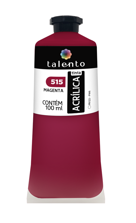 ACRILICA TALENTO 100ML 515 MAGENTA