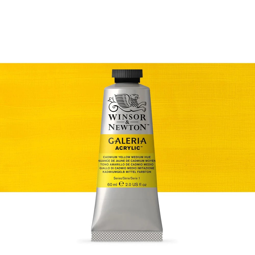 ACRILICA WINSOR NEWTON GALERIA 60ml 120 CADMIUM YELLOW MEDIUM HUE