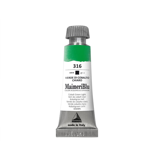 AQUARELA MAIMERIBLU ARTISTS 316 COBALT GREEN LIGHT 12ML S4