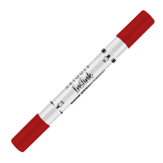 MARCADOR ARTOOLS INSTINK ACRILICO VERMELHO PONTA DUPLA R108