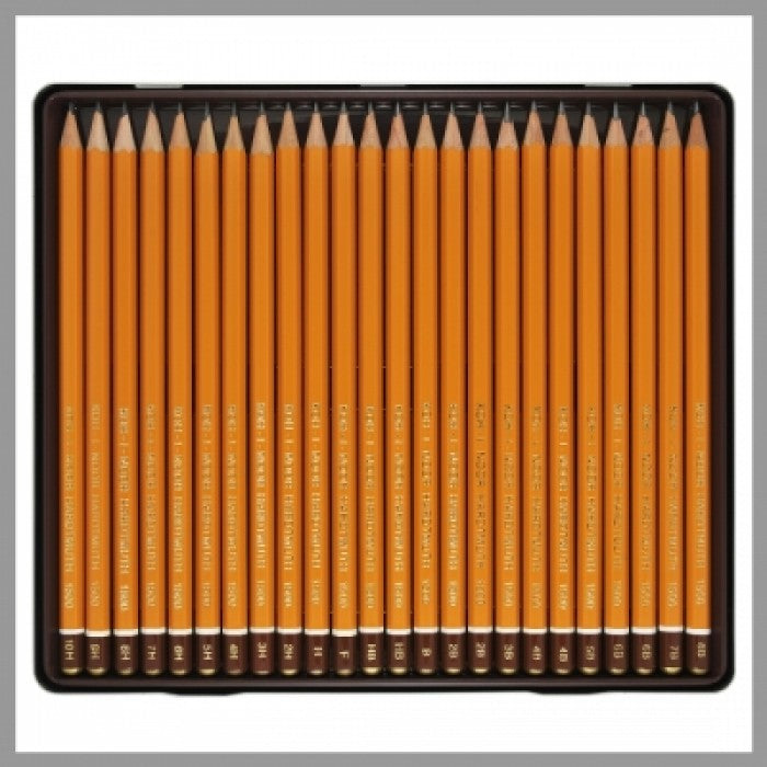 ESTOJO LAPIS GRADUADO KOH-I-NOOR 1500 C/ 24 GRADUAÇOES 1504