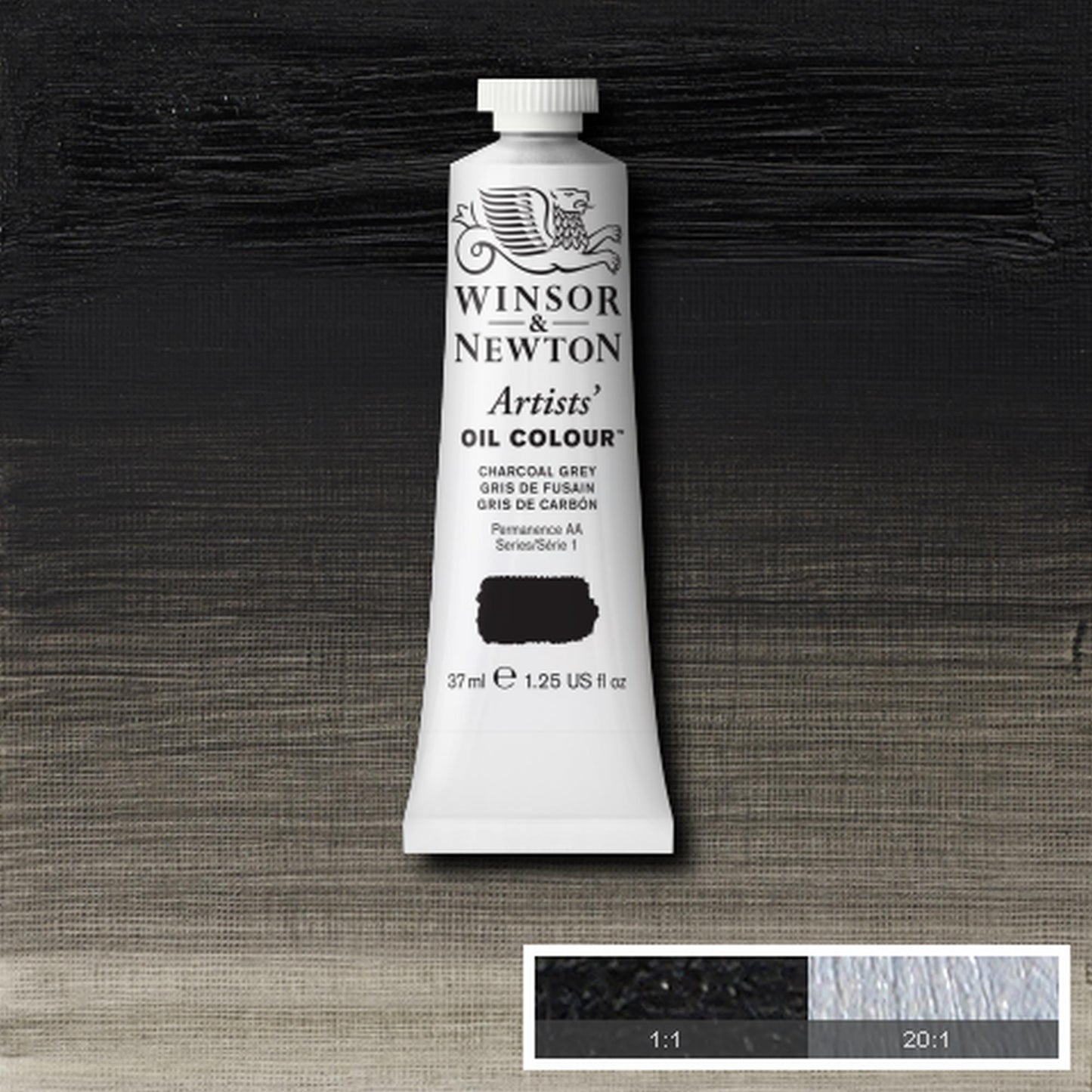 OLEO WINSOR NEWTON ARTISTS 037ML 142 CHARCOAL GREY S1