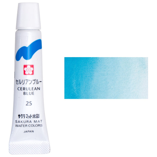 AQUARELA SAKURA MAT 5ML 25 AZUL CERULEO