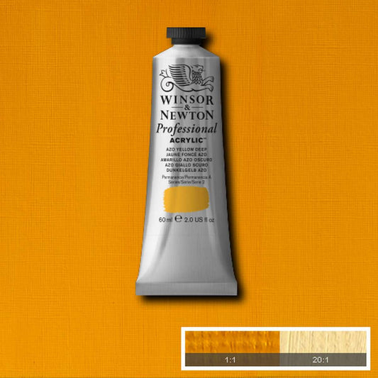 ACRILICA WINSOR NEWTON PROFISSIONAL 60ML 039 AZO YELLOW DEEP S2